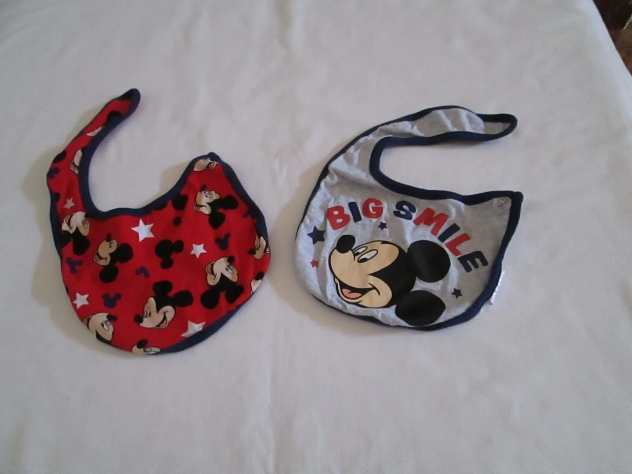 Lot 2 bavoirs Disney